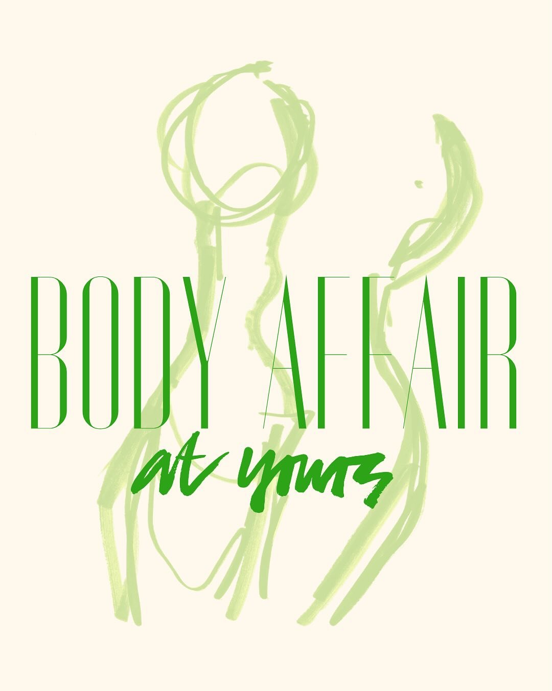 BODY AFFAIR - FREE ONLINE DANCE EVENT, Sunday April 20th, 19.30 CEST

What started as a party, now evolves into an affair. JUICY, BABY!

Let&rsquo;s get down, 
feel into flesh, 
move these bones, 
create space within, 
become fluid
and express
whatev