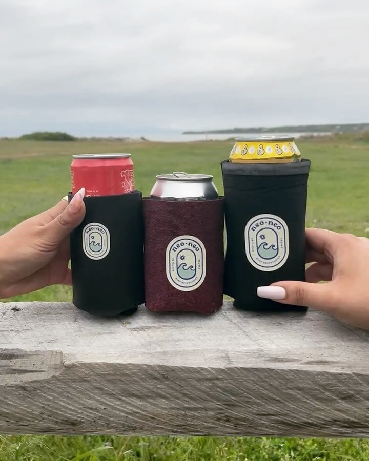 Introducing our CHILL COOZIES!

~ we&rsquo;ve turned an old wetsuit into an eco-friendly sleeve for your beverage ~

AND the perfect Father&rsquo;s Day gift 🎉

✨DM us to order 
- coming to our website soon

#fathersday #coozies #surfaccessories #eco