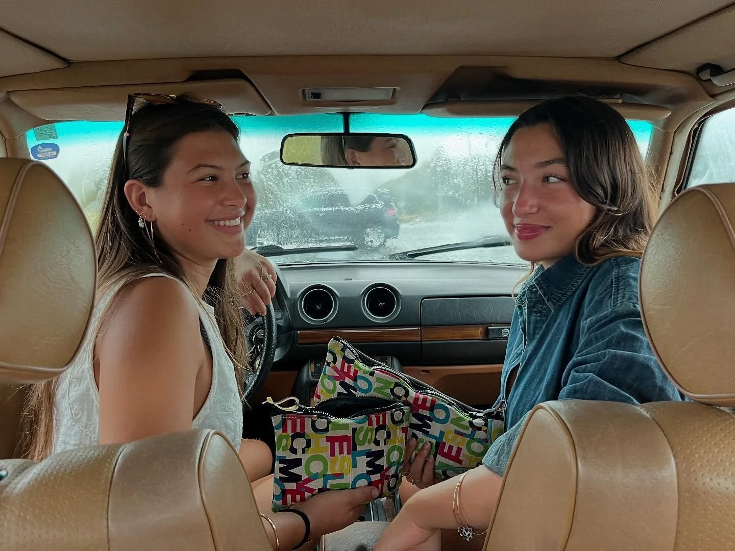 Rain on our Back to School shoot made for some cheeky vibes. While all our items are splash-proof, our models were not. 💦 

Now get to class! 🔠📚🚌

#surfaccessories #ecosurf #oceanprotection
#sustainablesurf #greenplanet  #oceanlover #upcycle #rec