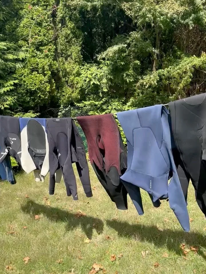 Not so fun fact: global warming is real 🌎 

Fact: Northeast surfers need wetsuits 🏄&zwj;♂️ 

Fun Fact: We recycle the old ones and make a bunch of cool things (and give 10% sales to @surfridereasternlongisland) 🩵♻️ 🌊 

#savingtheplanetonewetsuita