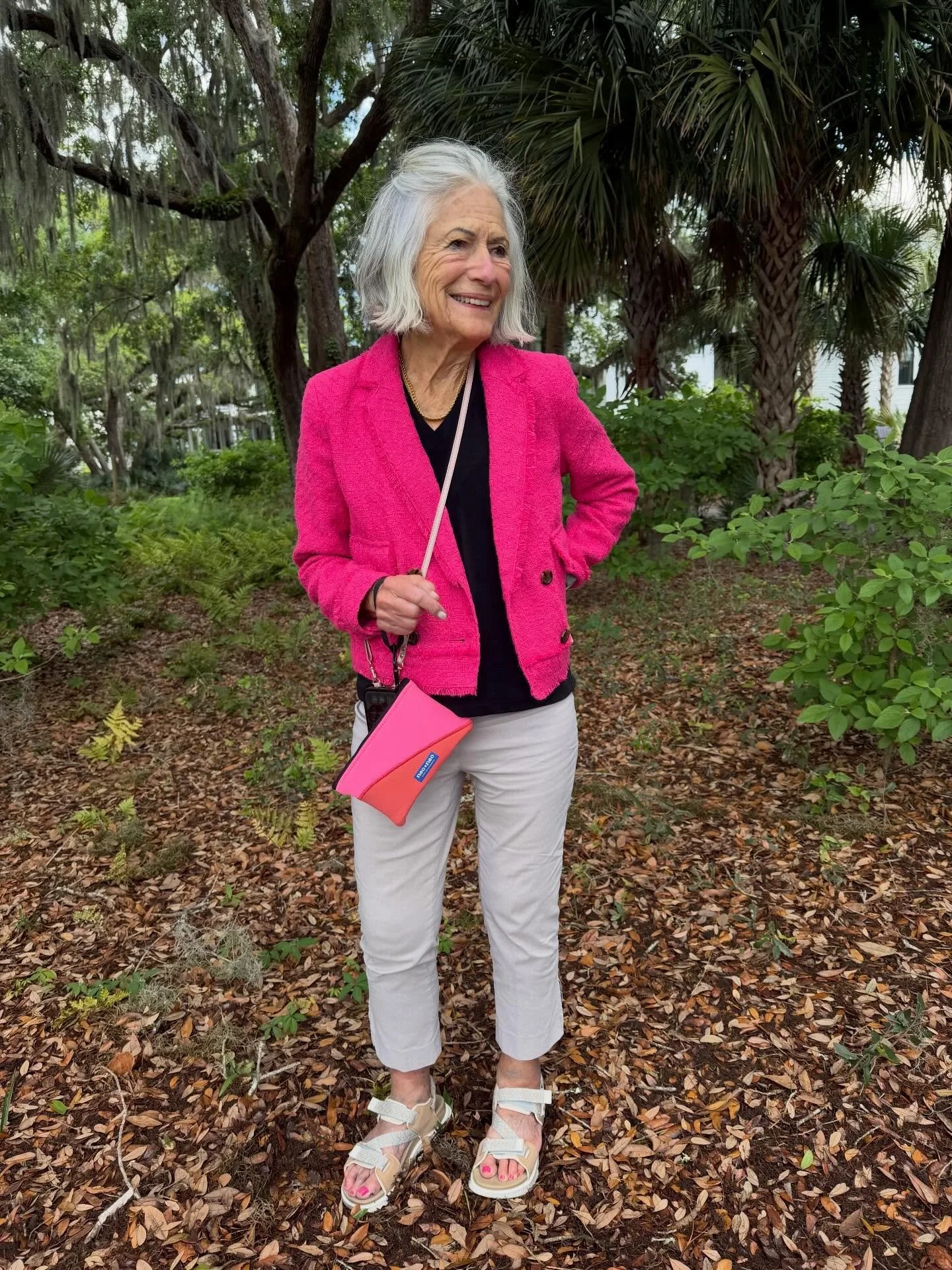 She&rsquo;s an ocean lover, a sailor, a water skier, a beachcomber and surf spectator. She supports sustainability by being our biggest fan and is tickled pink to buoy us every day and in every way - even as a model. 🩷

Happy Mother&rsquo;s Day, Mom