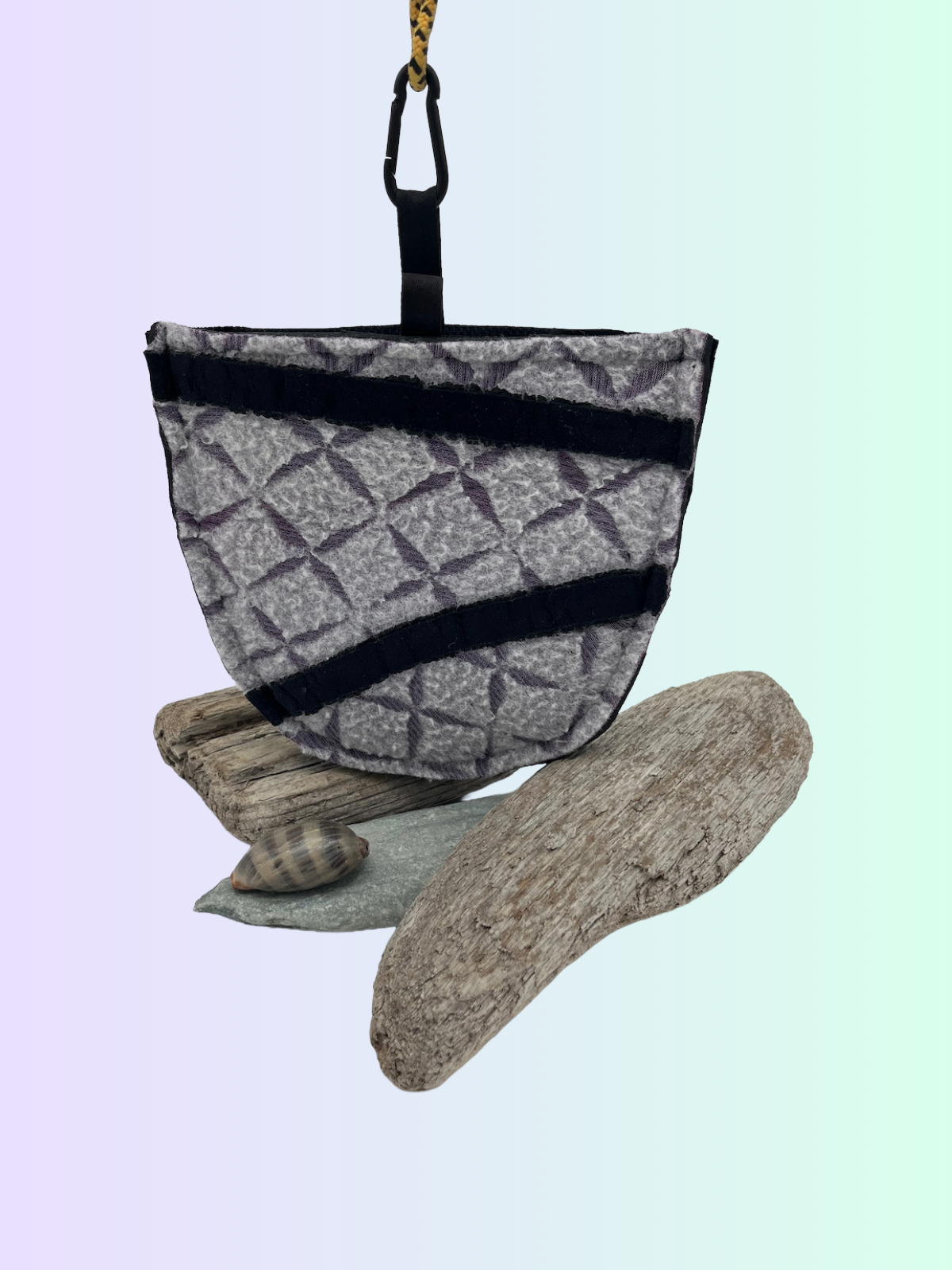 Recycled Neoprene Velcro Closure Pouch