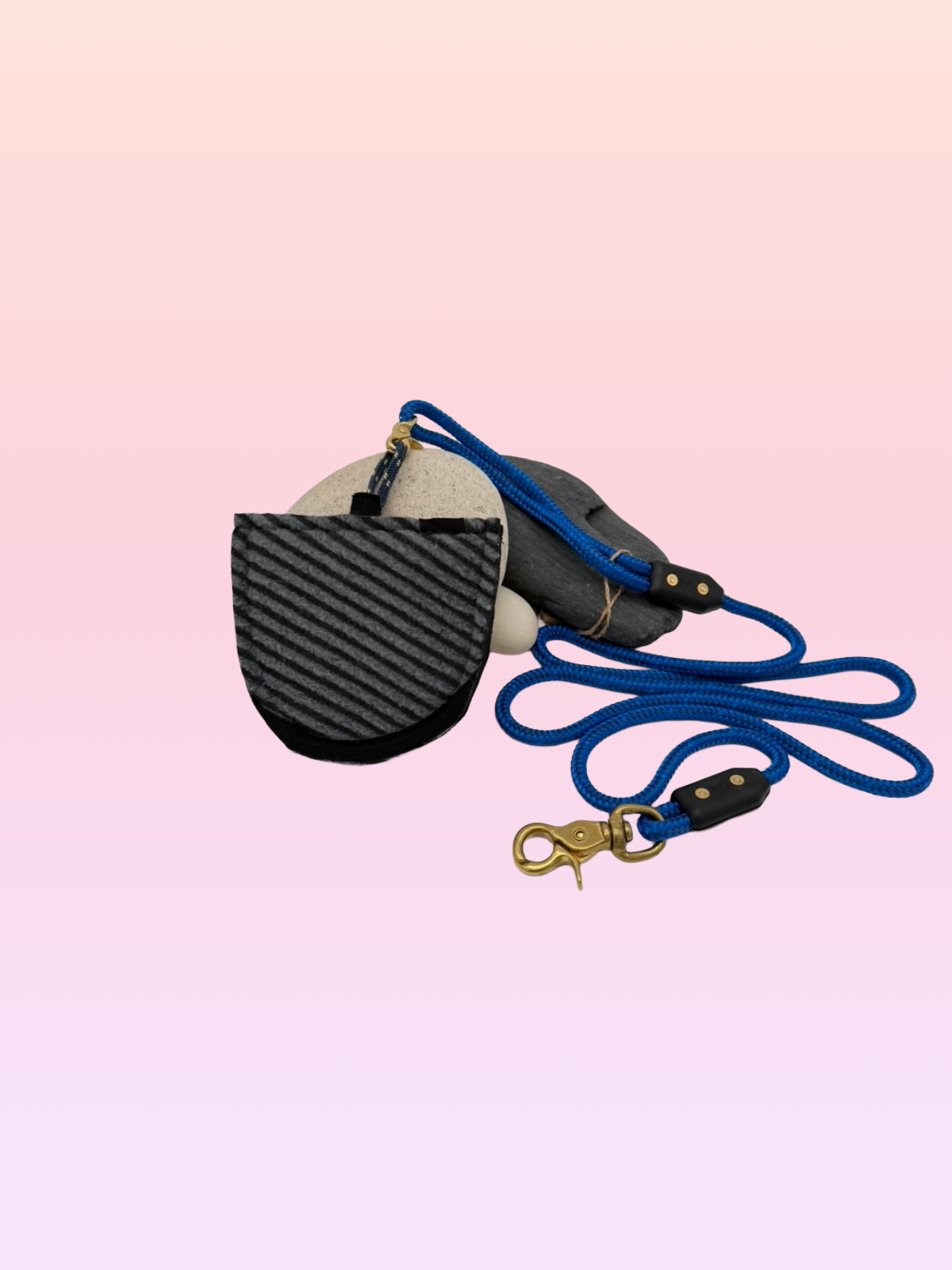 Recycled neoprene velcro pouch