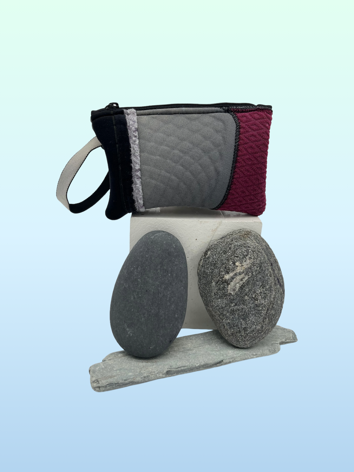 Recycled Neoprene Zip Pouch