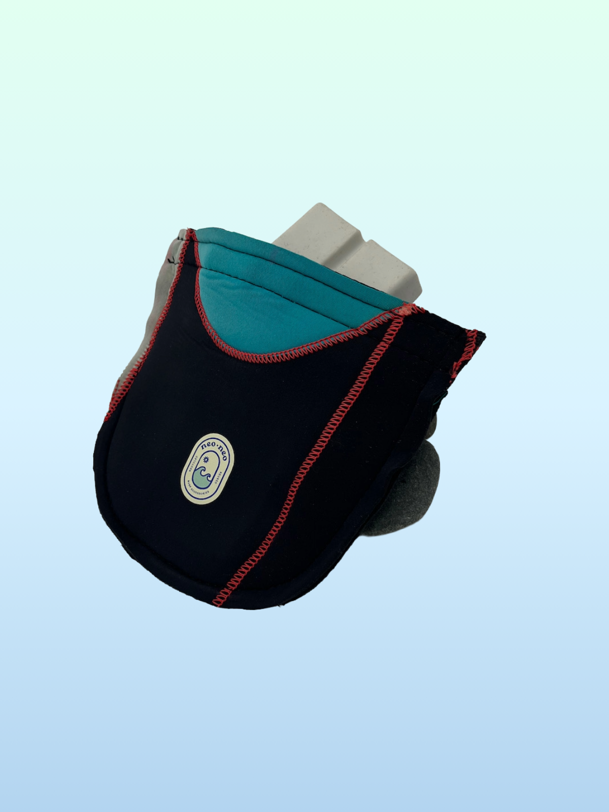 Recycled Neoprene Velcro Closure Pouch