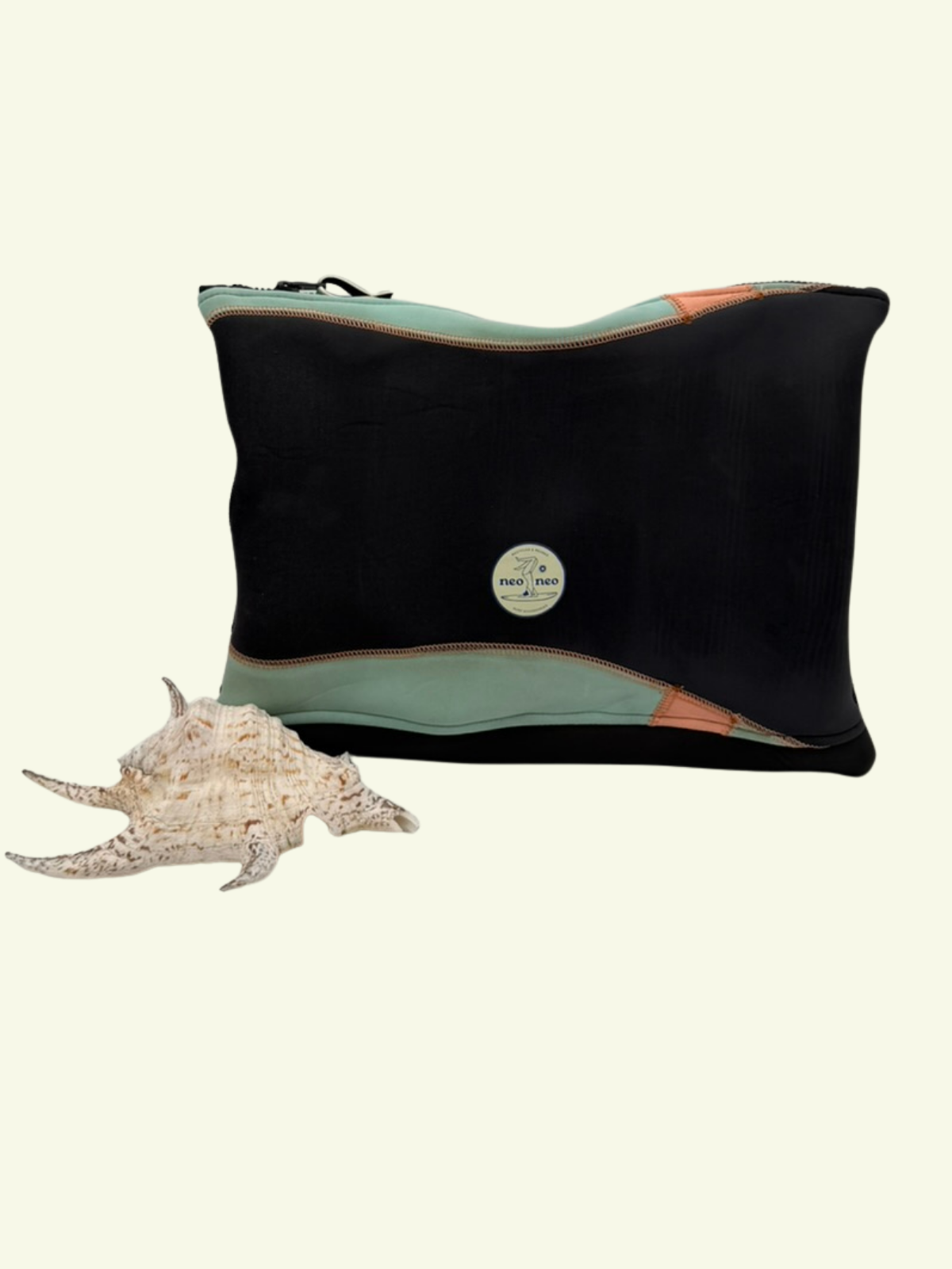 Recycled Neoprene Zip pouch