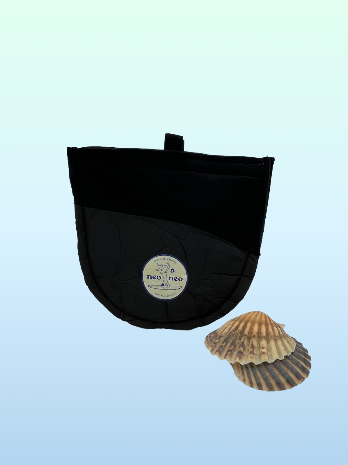 Recycled Neoprene Velcro Closure Pouch
