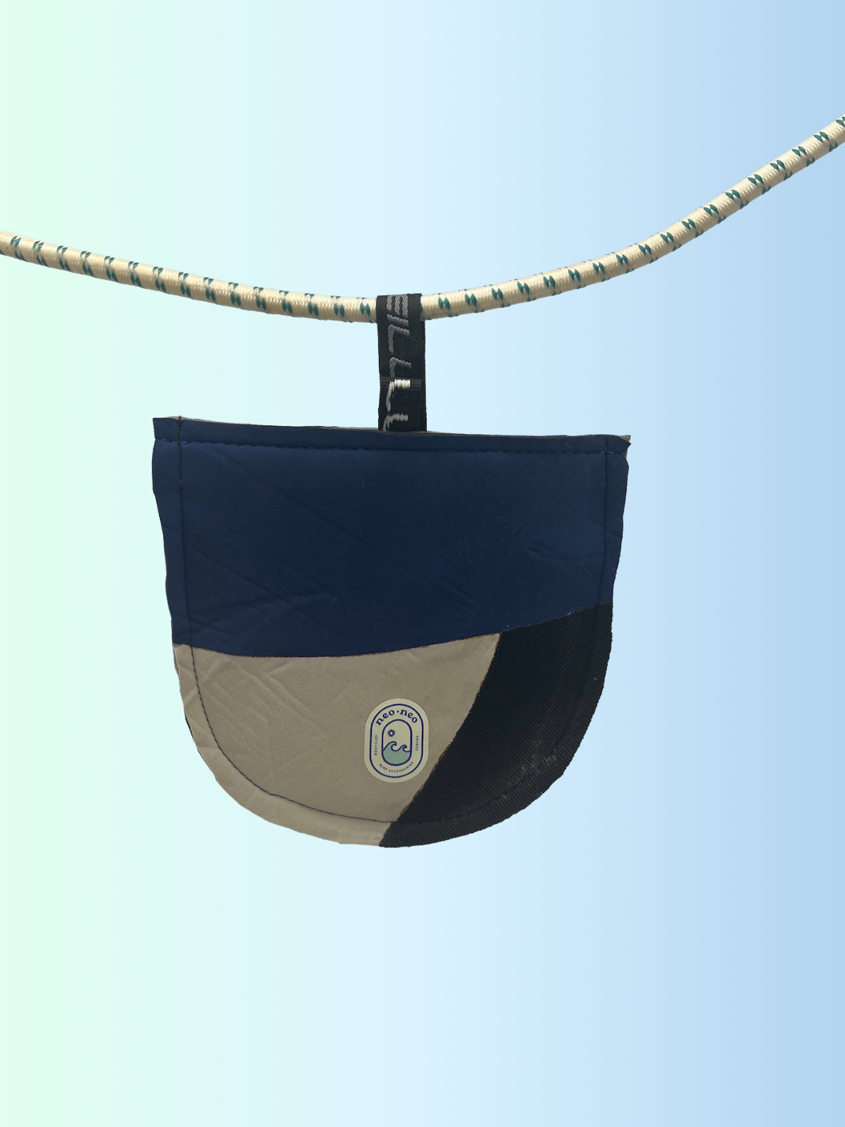 Recycled Neoprene Velcro Closure Pouch