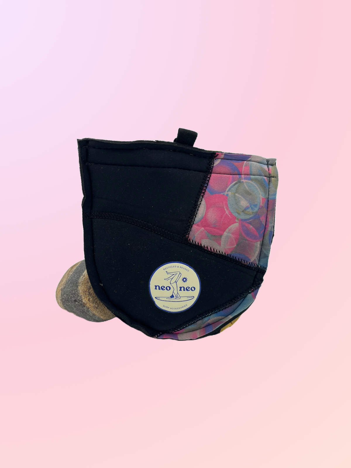 Recycled Neoprene Velcro Closure Pouch