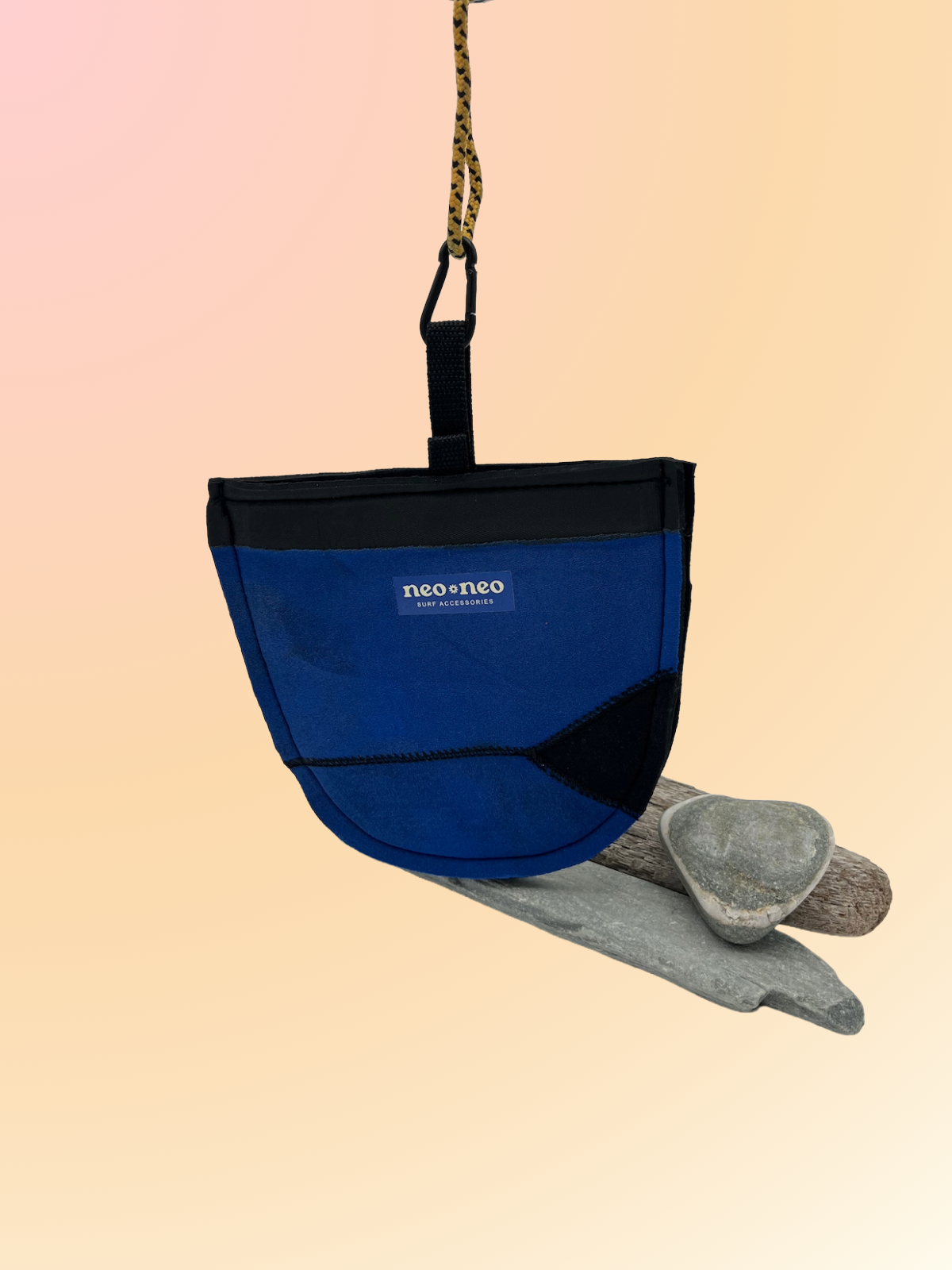 Recycled Neoprene Velcro Closure Pouch