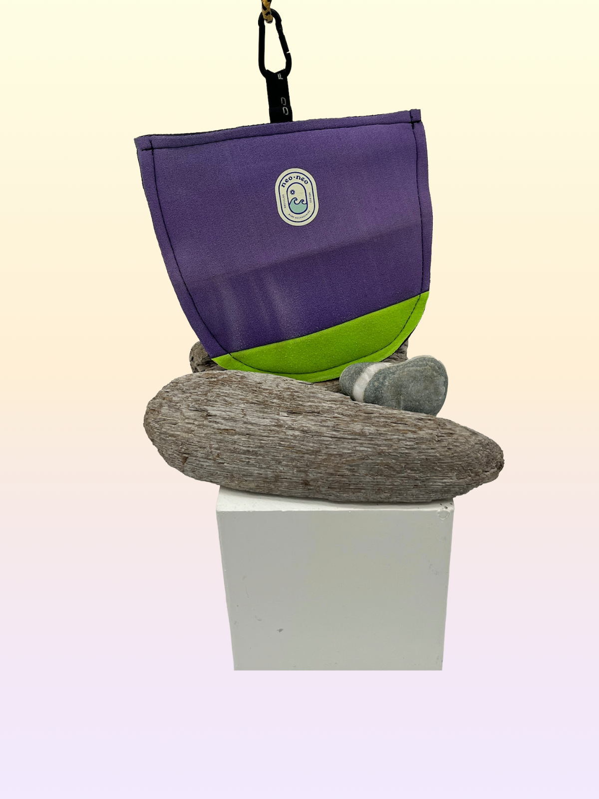 Recycled Neoprene Velcro Closure Pouch