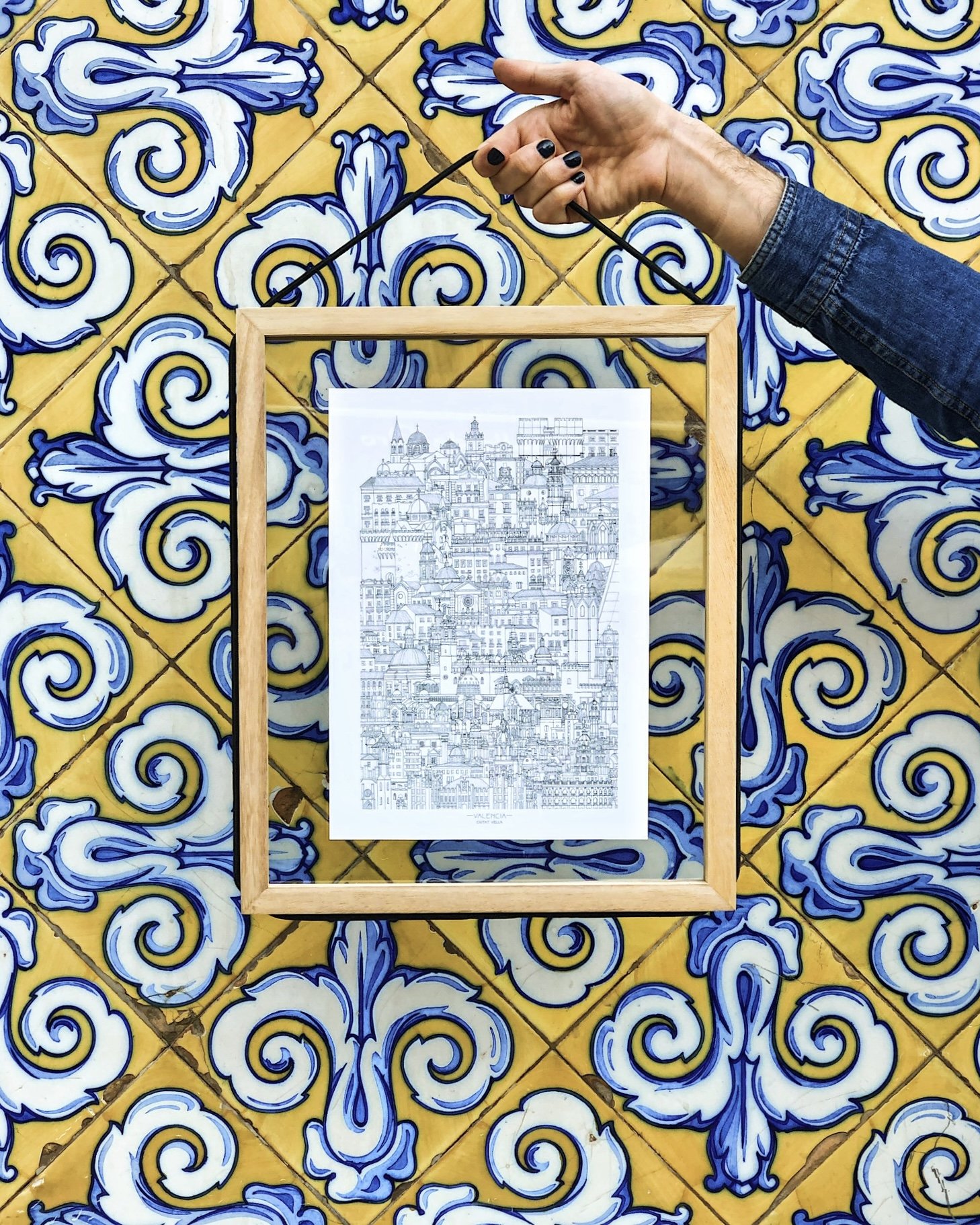 Ilustración Ciutat Vella de Rashõmon Studio
