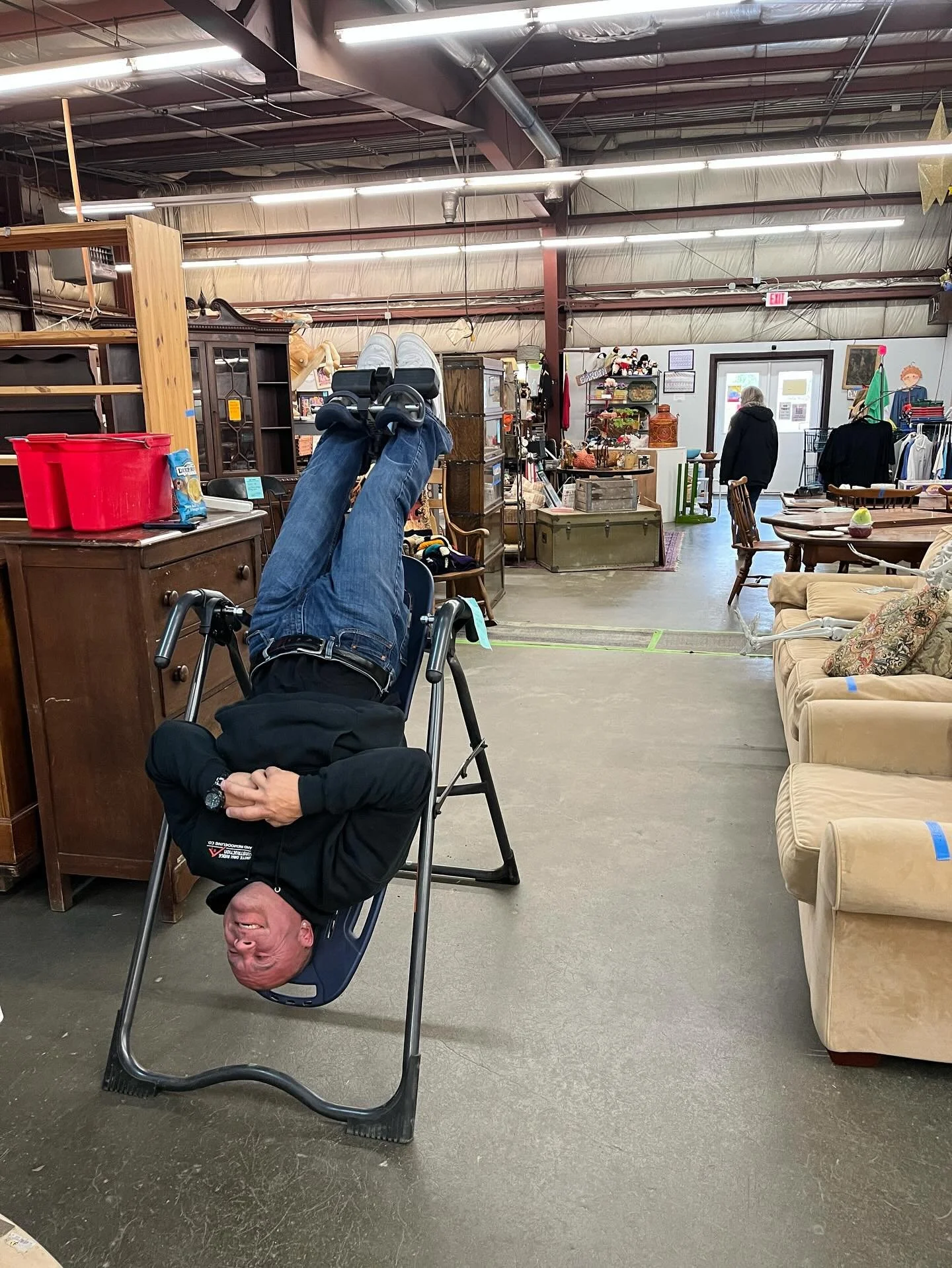 Another happy customer at KIS Thrift