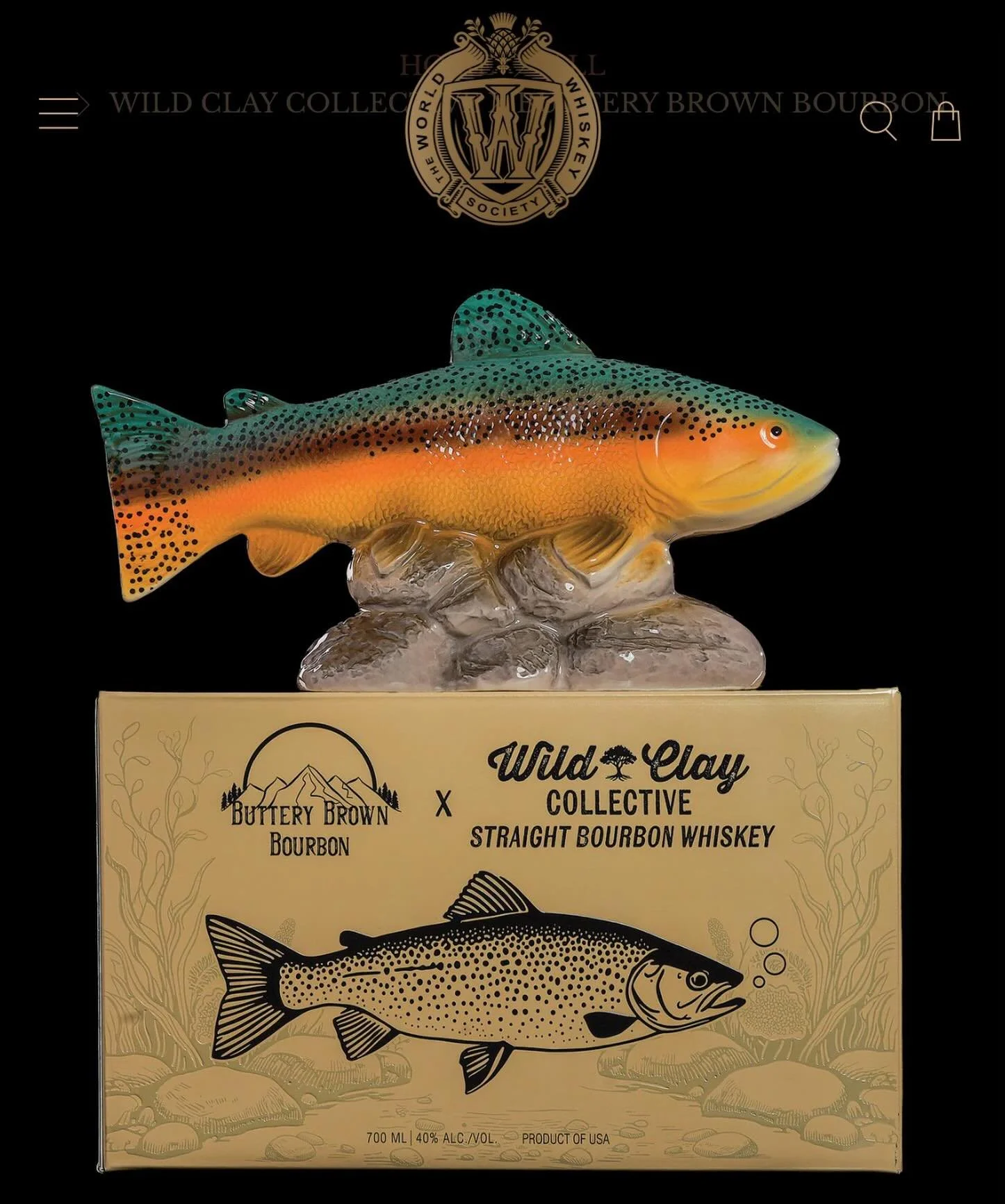 So I did a thing&hellip;
I saw this special release and thought it would be perfect for my workshop and photo shoots of my fly rod builds but how do I not drink this?
A trout whiskey decanter, who would have thought.
@butterybrownbourbon #flyfishing 