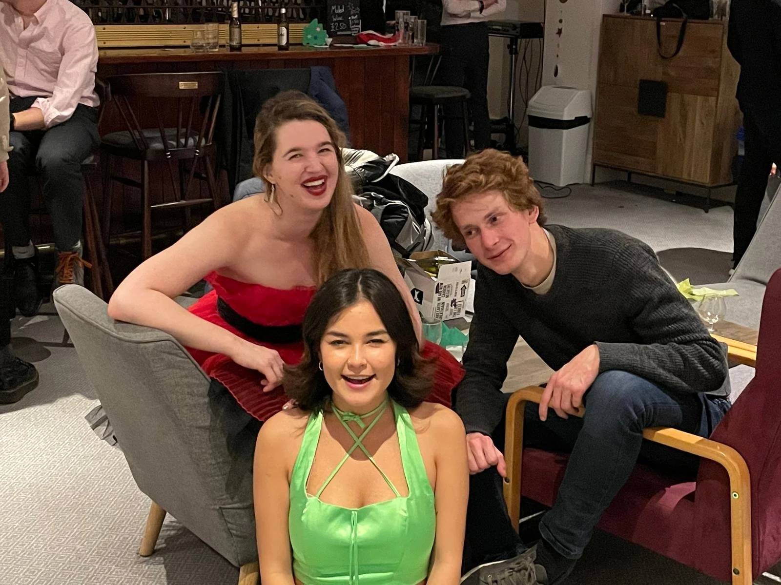 Oxford, 2022. Canfer's goodbye party with Brennan. 