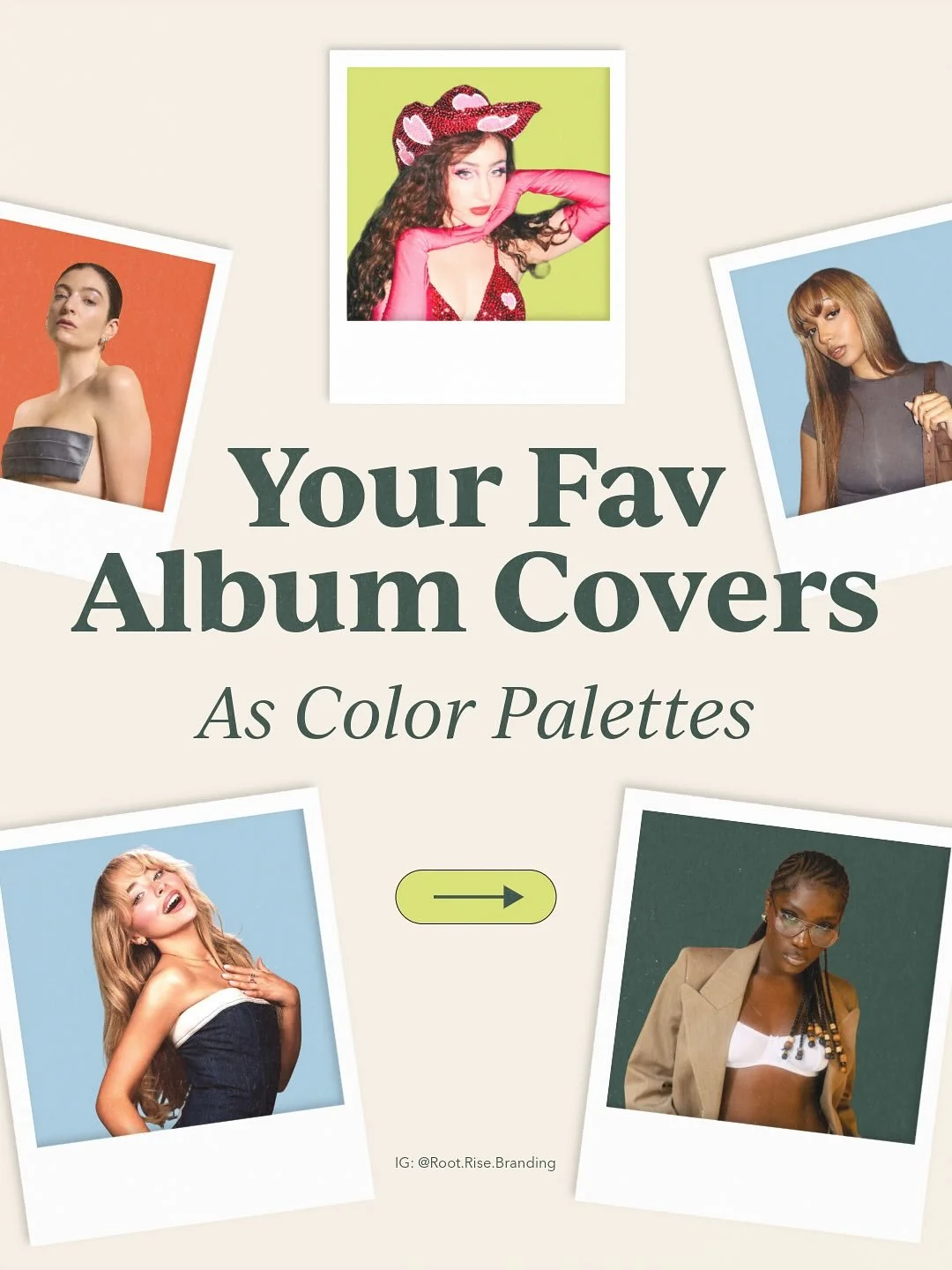 A little twist on color palettes! Thought this would be a fun way to come back from my break. 😁🧡

Let me know your favorite in the comments! 👇

#chappelroan #thesubway #colorpalettes #graphicdesign #graphicdesigner #branddesigner #brandcolors #bra