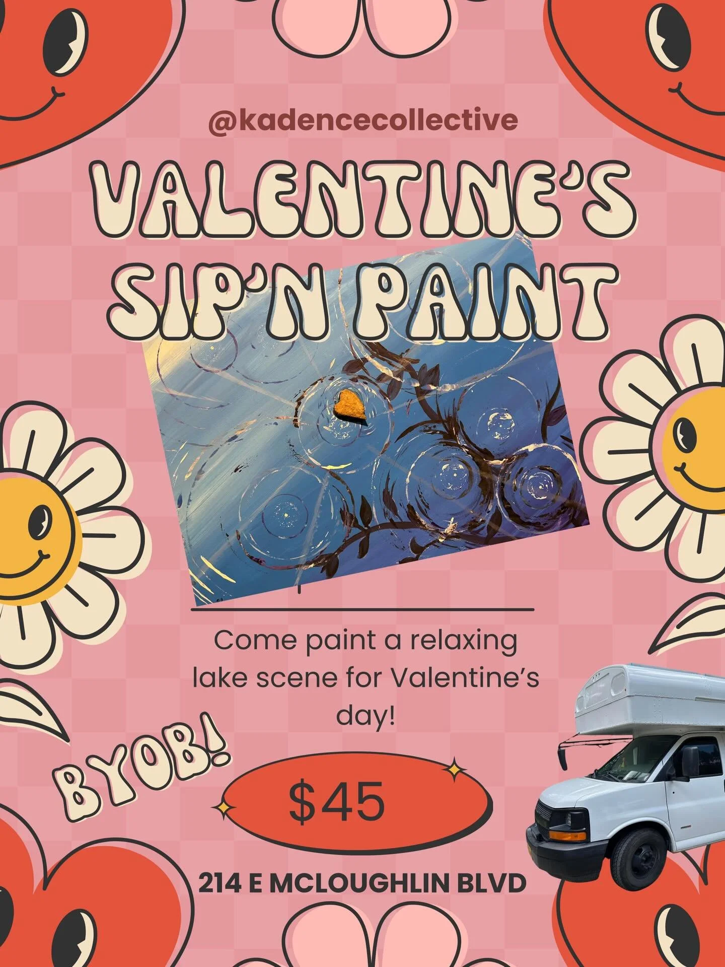 Looking for a Valentine&rsquo;s activity more inventive than an obligatory romantic dinner? From 5-7PM, bring your own bevy and hang out with @thecolorwheels again at Kadence! 🔗 in bio
$45
