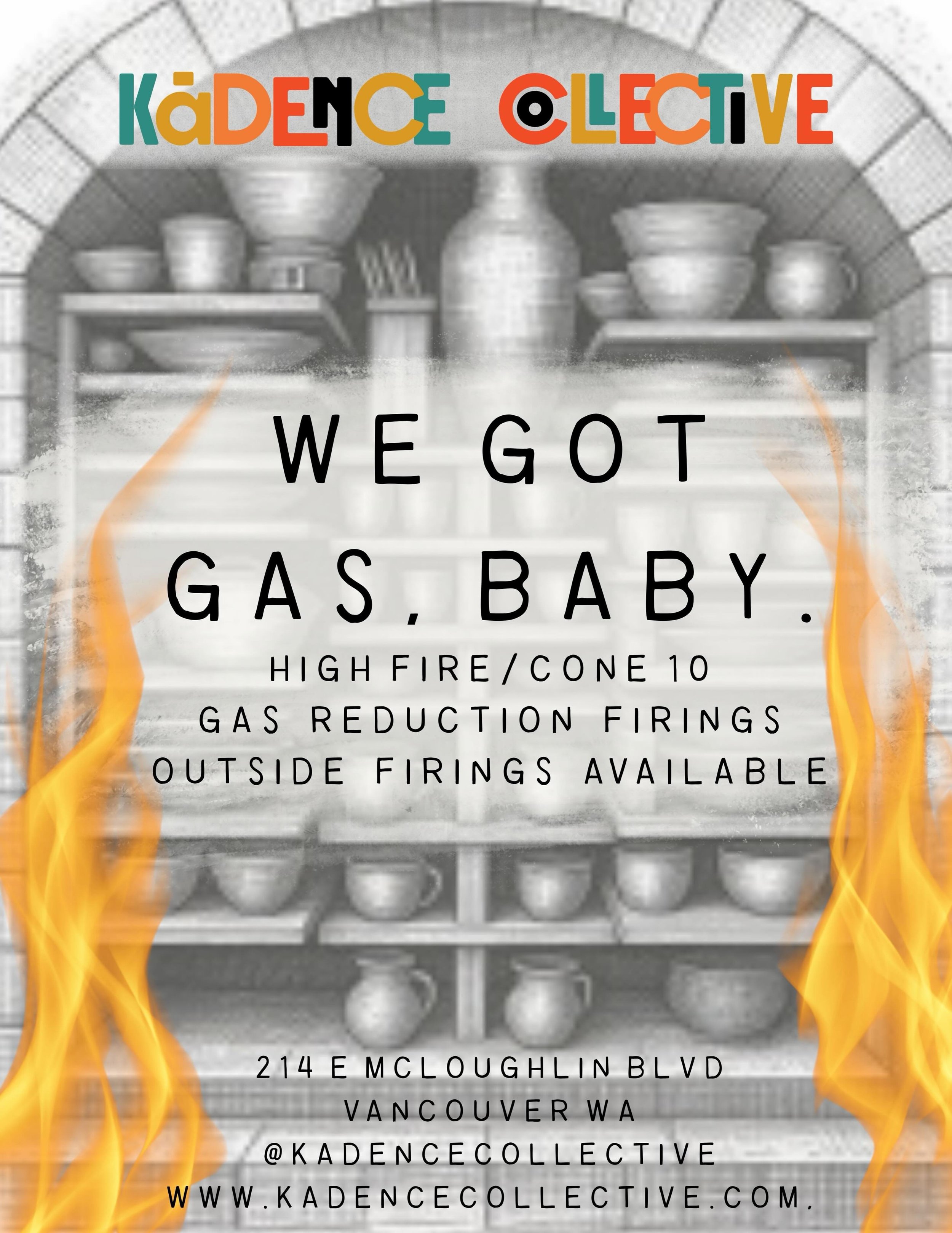 This weekend we fired off our inaugural bisque load in the gas kiln! We&rsquo;ve been sitting on this little (giant) gem since we opened and prioritized many of the other important day to day operations- but we are SO JAZZED to start playing with the