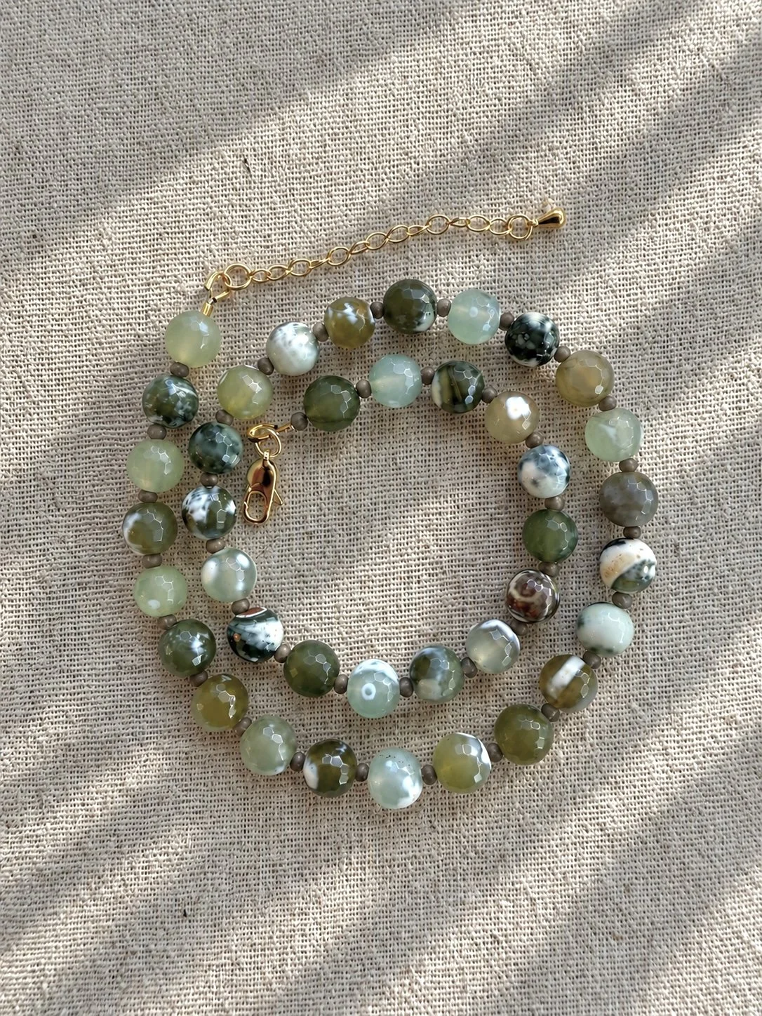 Tibetan Agate + Labradorite
