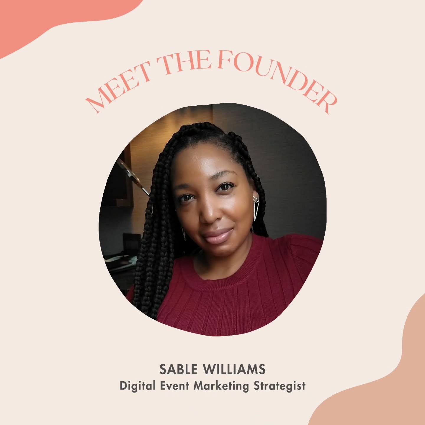 Hey, I&rsquo;m Sable 👋

Founder + Digital Event Marketing Strategist here at @Sequin Soir&eacute;e. I launched this business to help creative brands build buzz, boost RSVPs, and host events worth showing up for.

My experience in event marketing goe