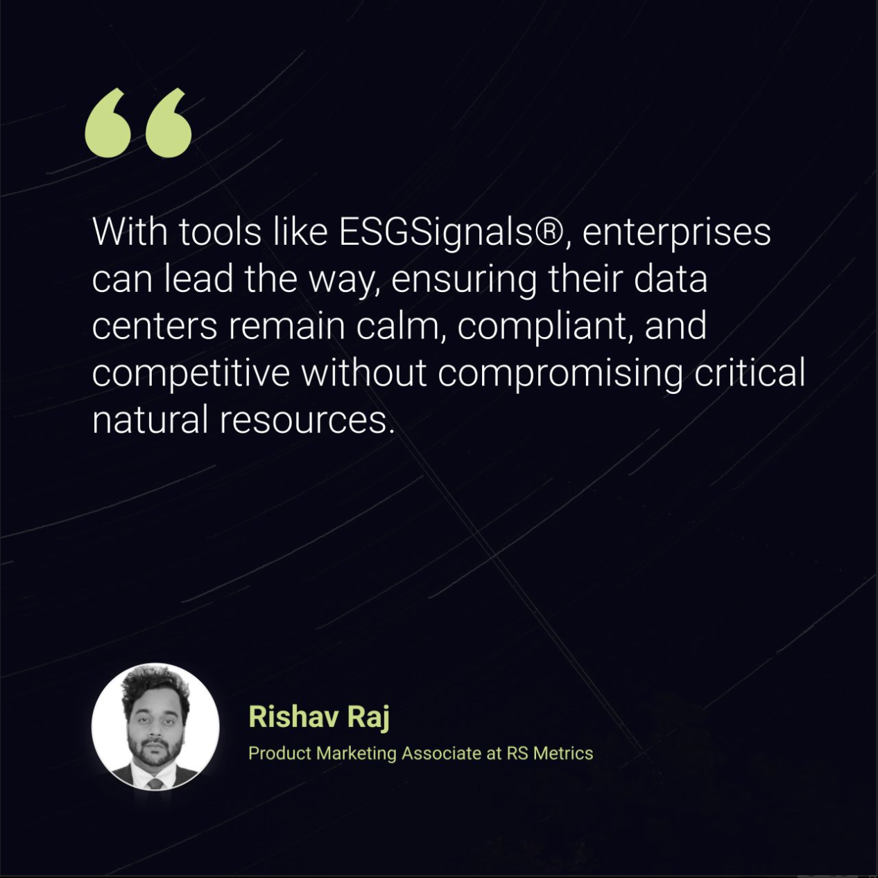 ESG signals technology