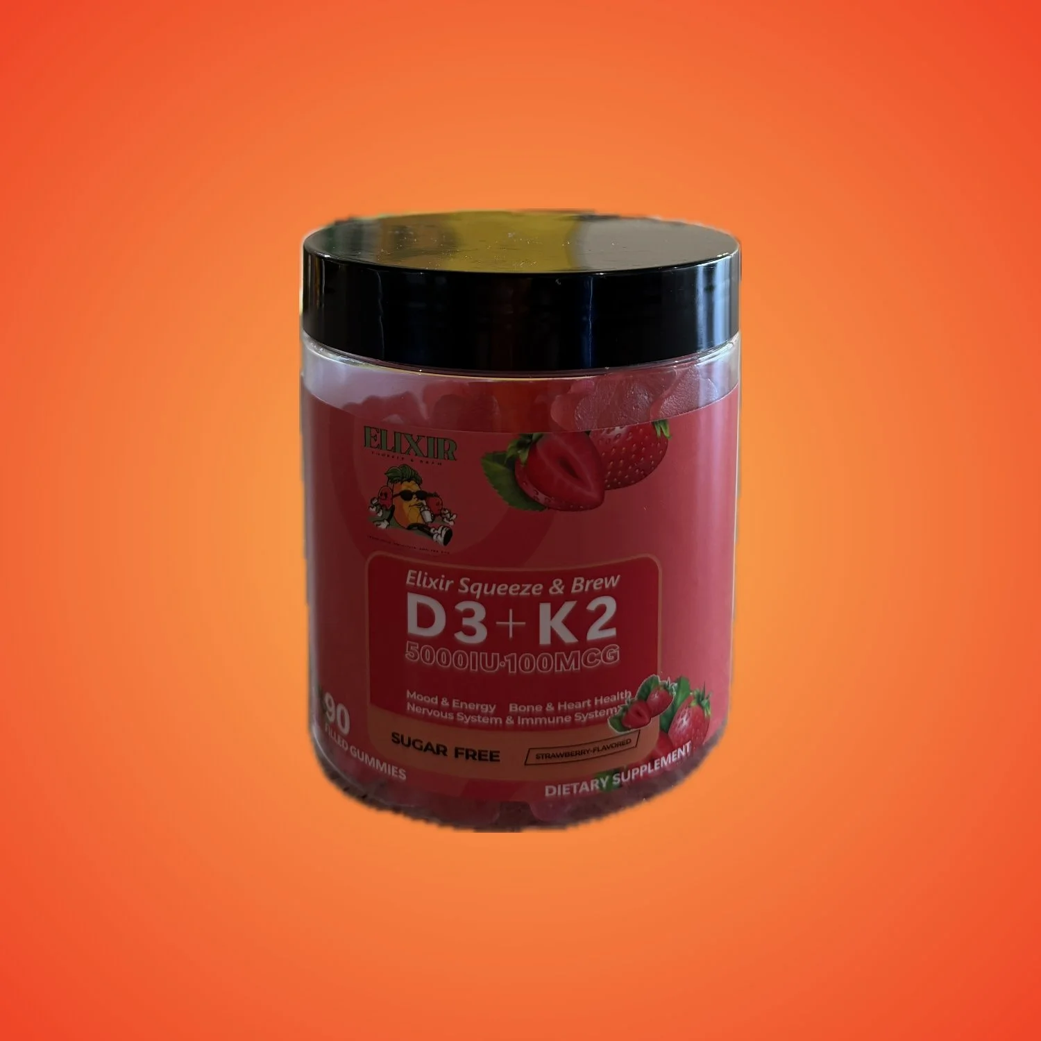 Elixir Vitamin D3 & K2 Gummy Vitamins