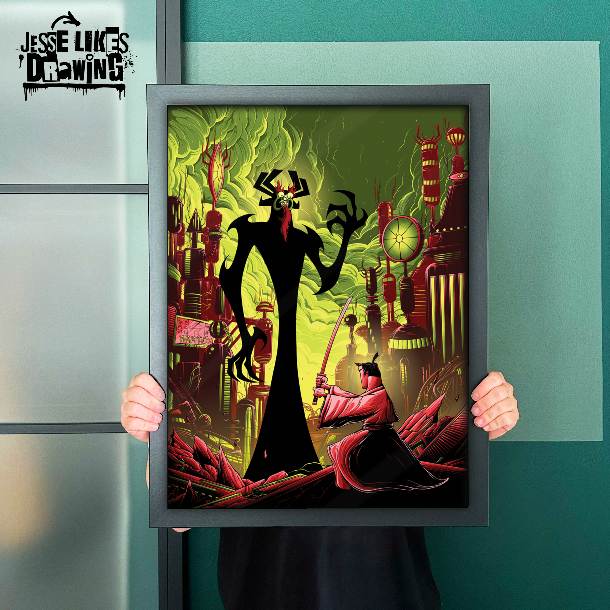 Samurai Jack 18x24 in Frame.png