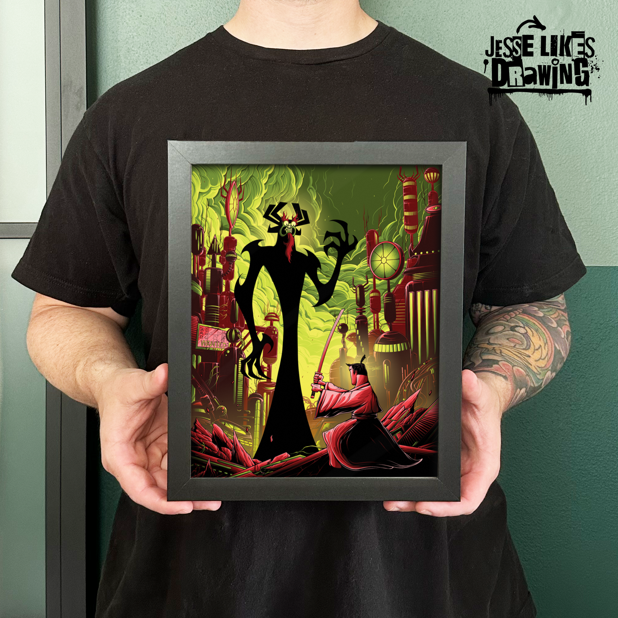 Samurai Jack 8x10 in Frame.png