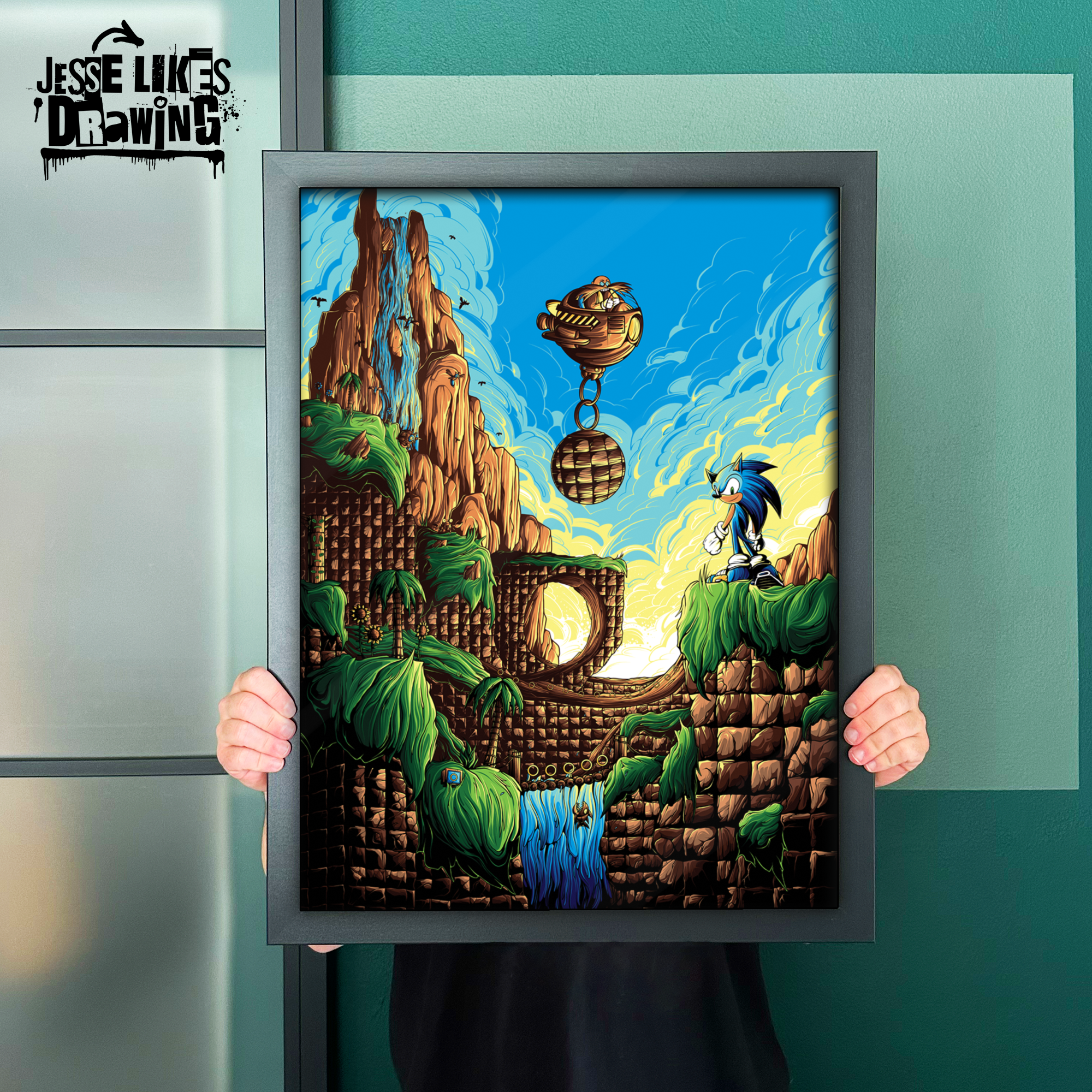 Sonic 18x24 in Frame.png