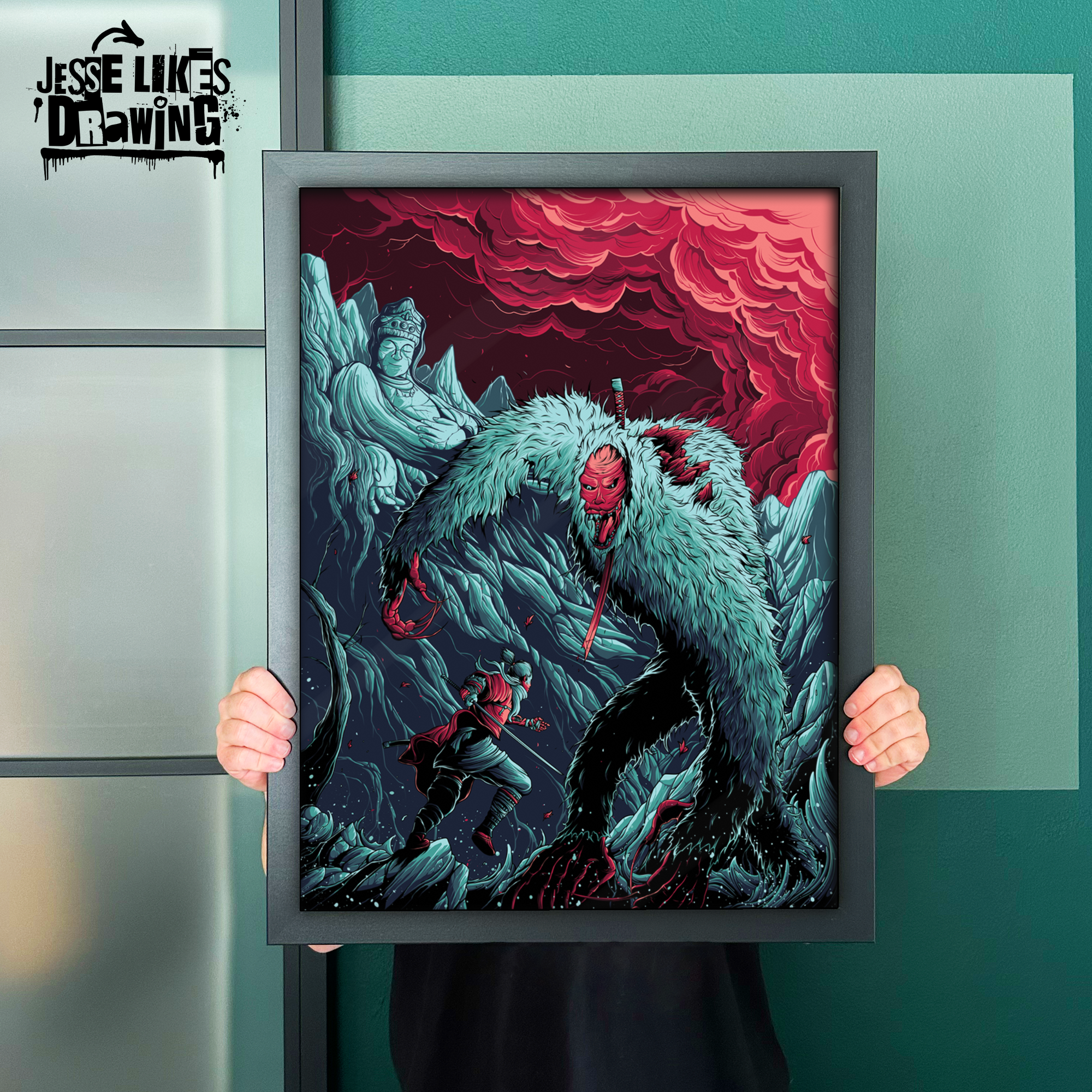 Sekiro Etsy 18x24 in Frame.png