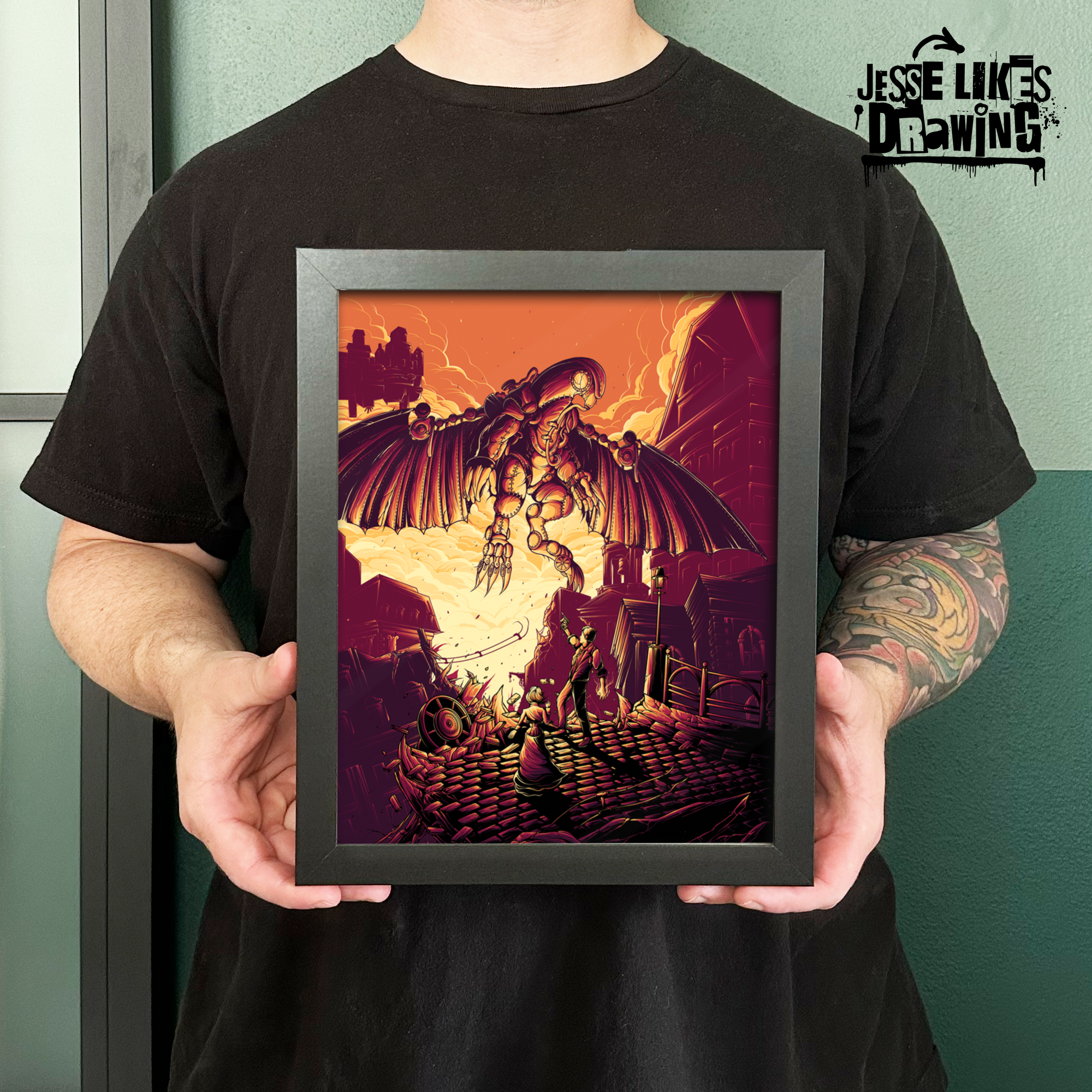 BioShock Infinite Etsy 8x10 in Frame.png