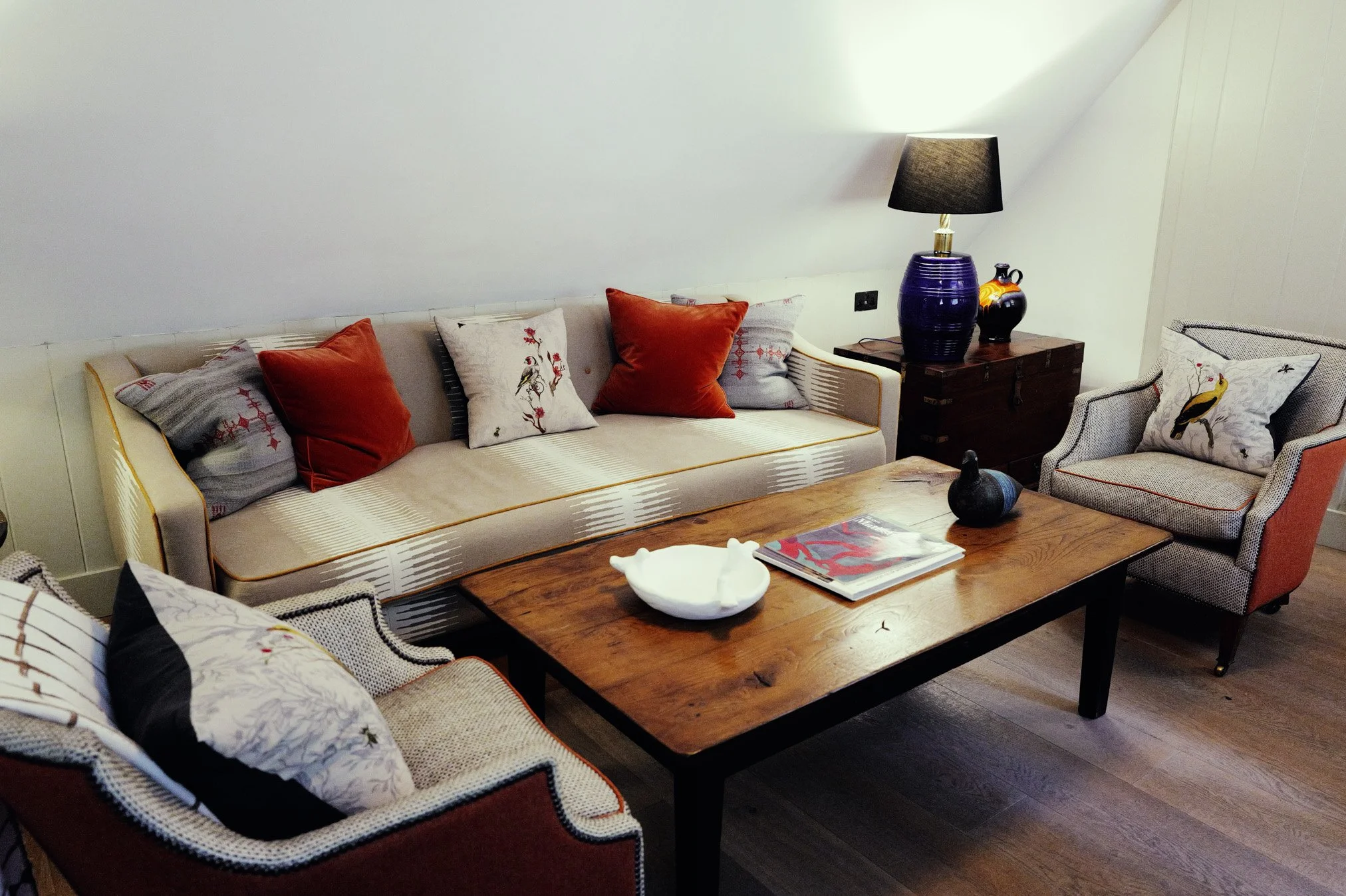 Room 20 in the stable had it's own lounge