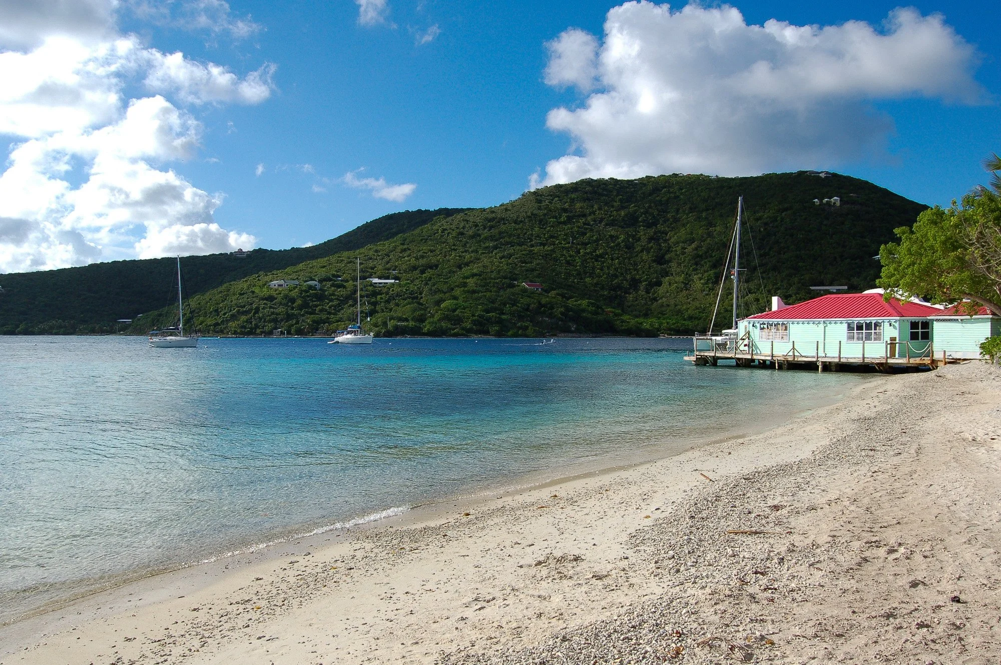 A beach on the British Virgin Islands