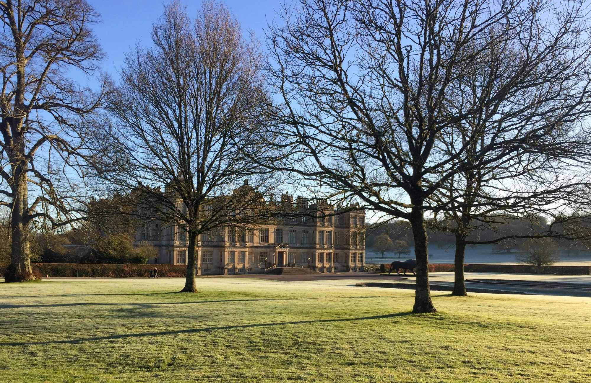 Longleat House in Wiltshire on a clear Spring day