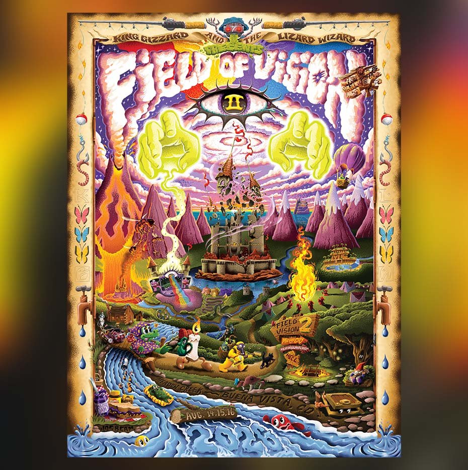 FIELD OF VISION 2 BOOTLEG POSTER