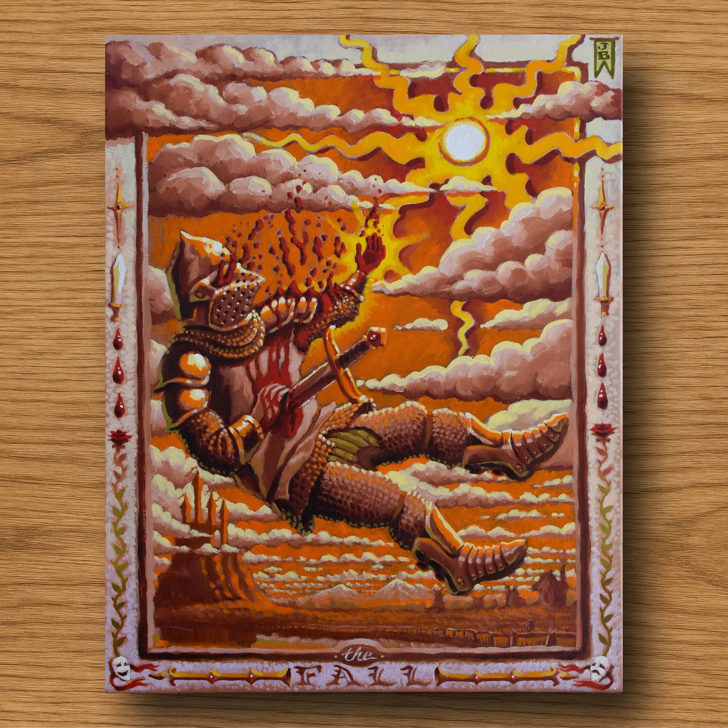 The Fall - Original Oil Painting 14x18"