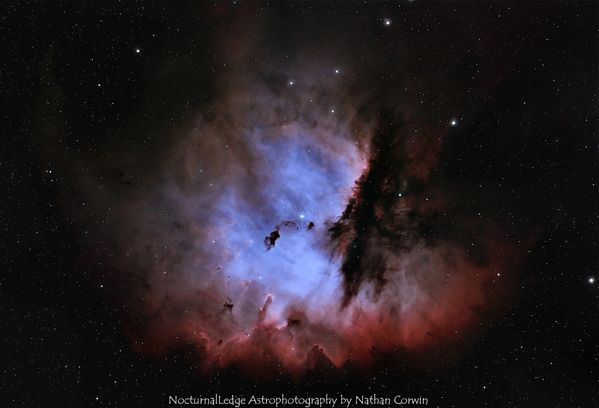Chasing the Pac-Man Nebula: A Multi-Night Triumph Under Moonlit Skies