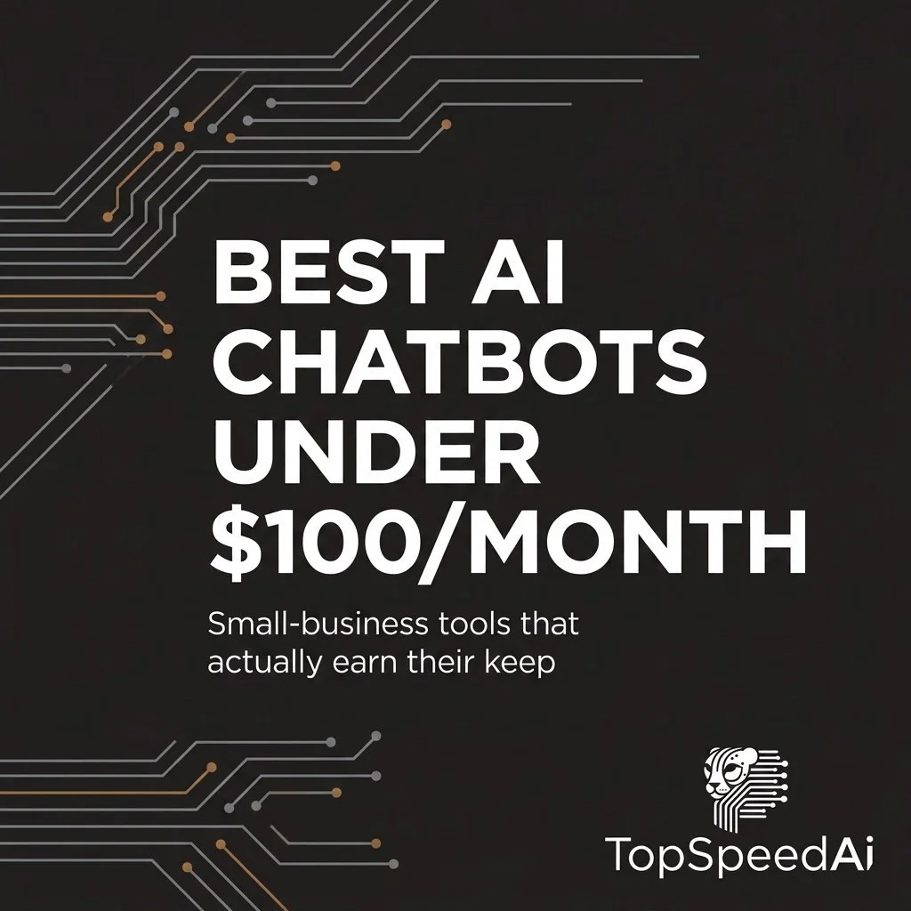 BEST AI CHATBOTS FOR SMALL BUSINESS UNDER $100/MONTH 🤖💬