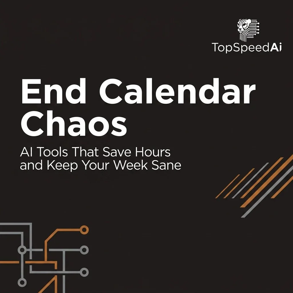 END CALENDAR CHAOS: AI TOOLS THAT ACTUALLY WORK 📅⚡