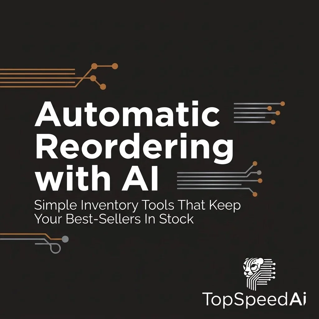 USING AI TO REORDER BEFORE YOU RUN OUT 📦🤖