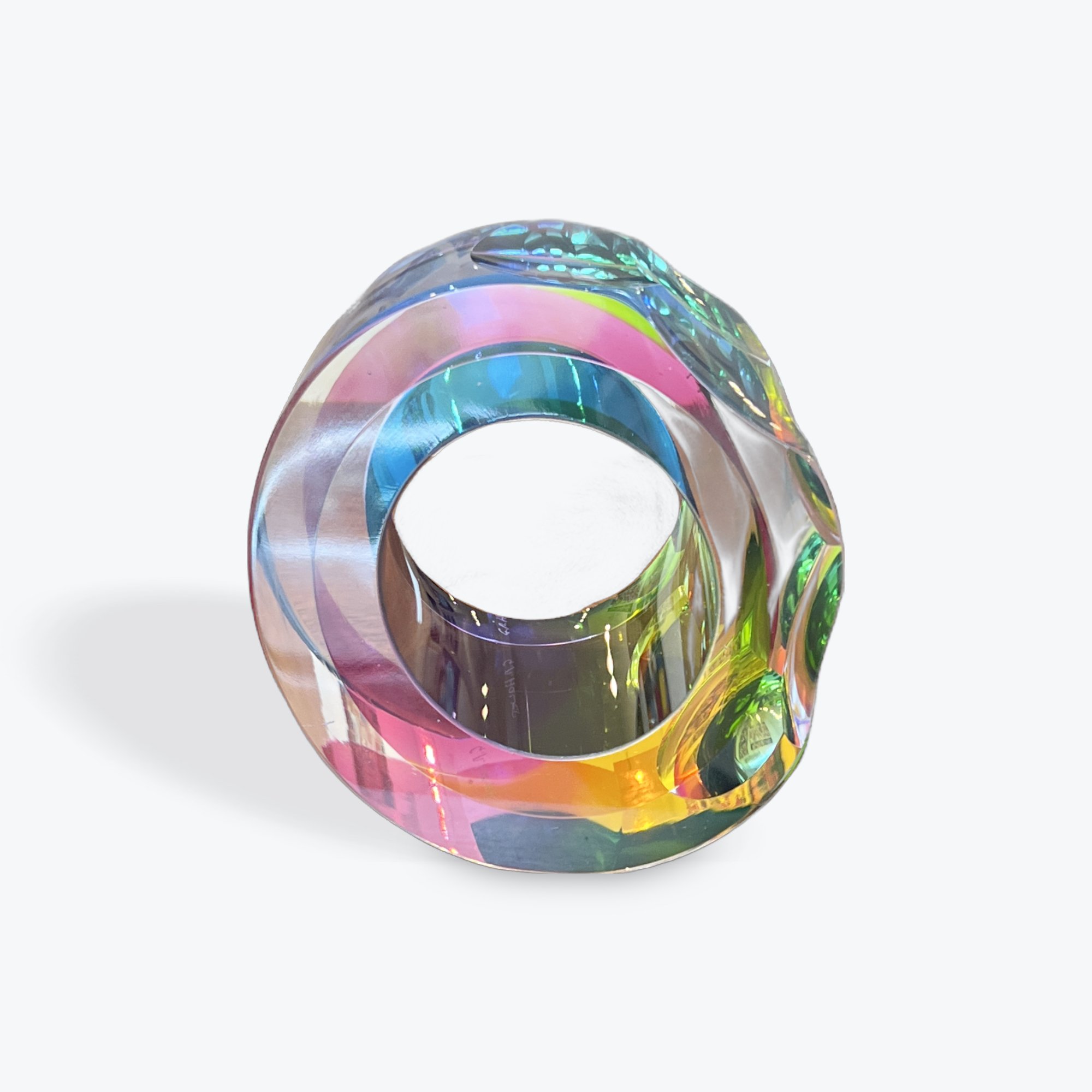 Round Murrini Slice