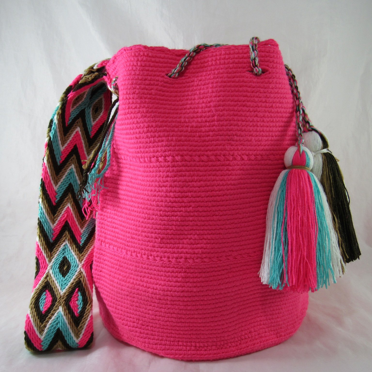 Pink/Rosa Wayuu Mochila