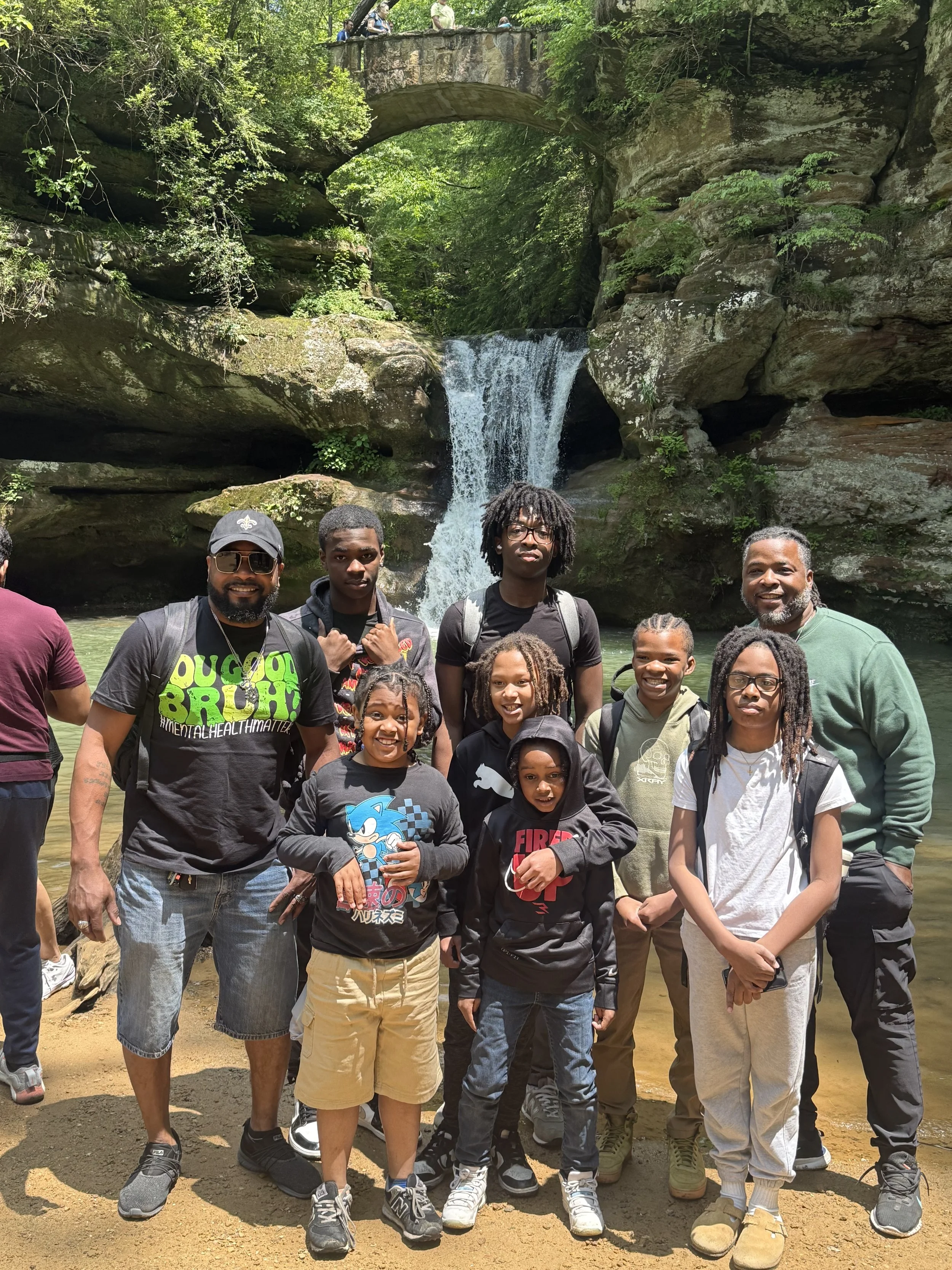 2025 MMHU Youth at Hocking hills yearly trip