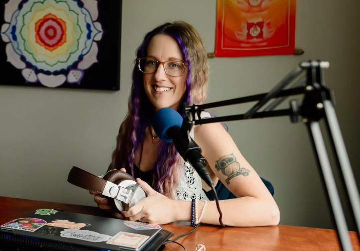 Kat Harrison, host of Vibing Consciously