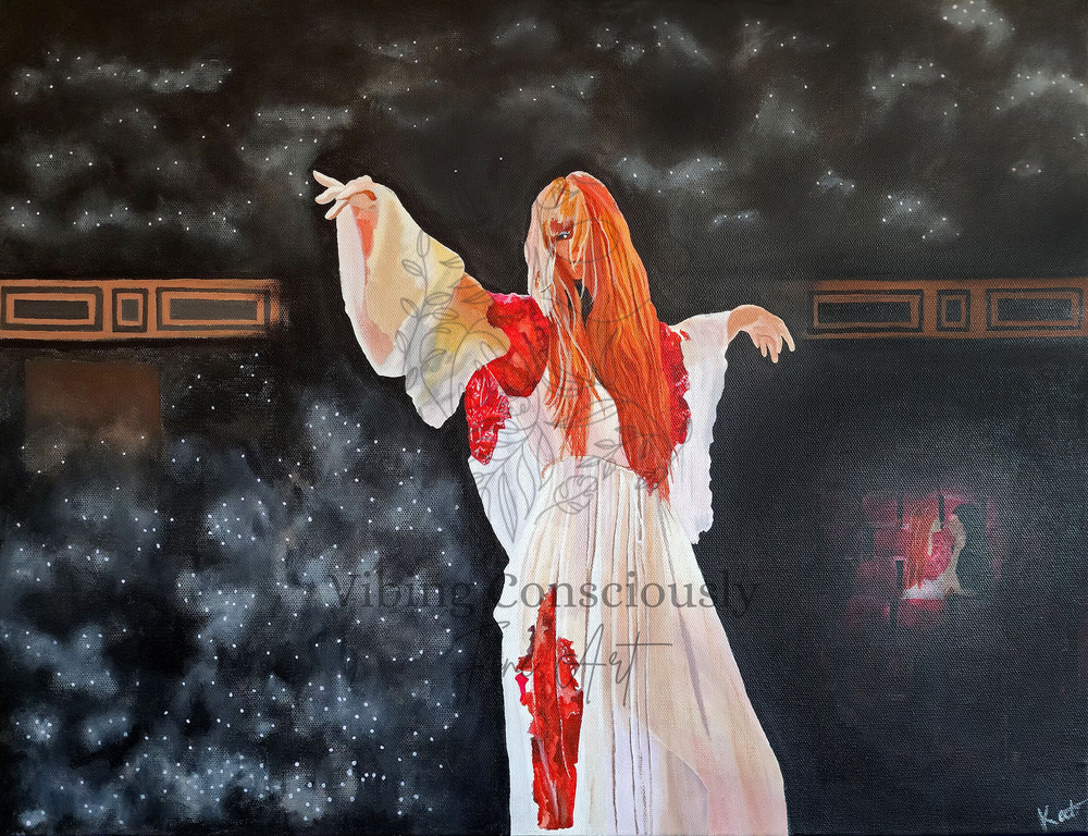 Florence and the Machine inspired painting — Essence of Strength