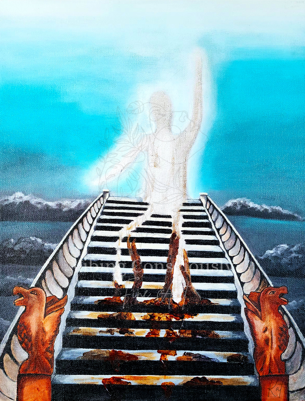 Reaching painting