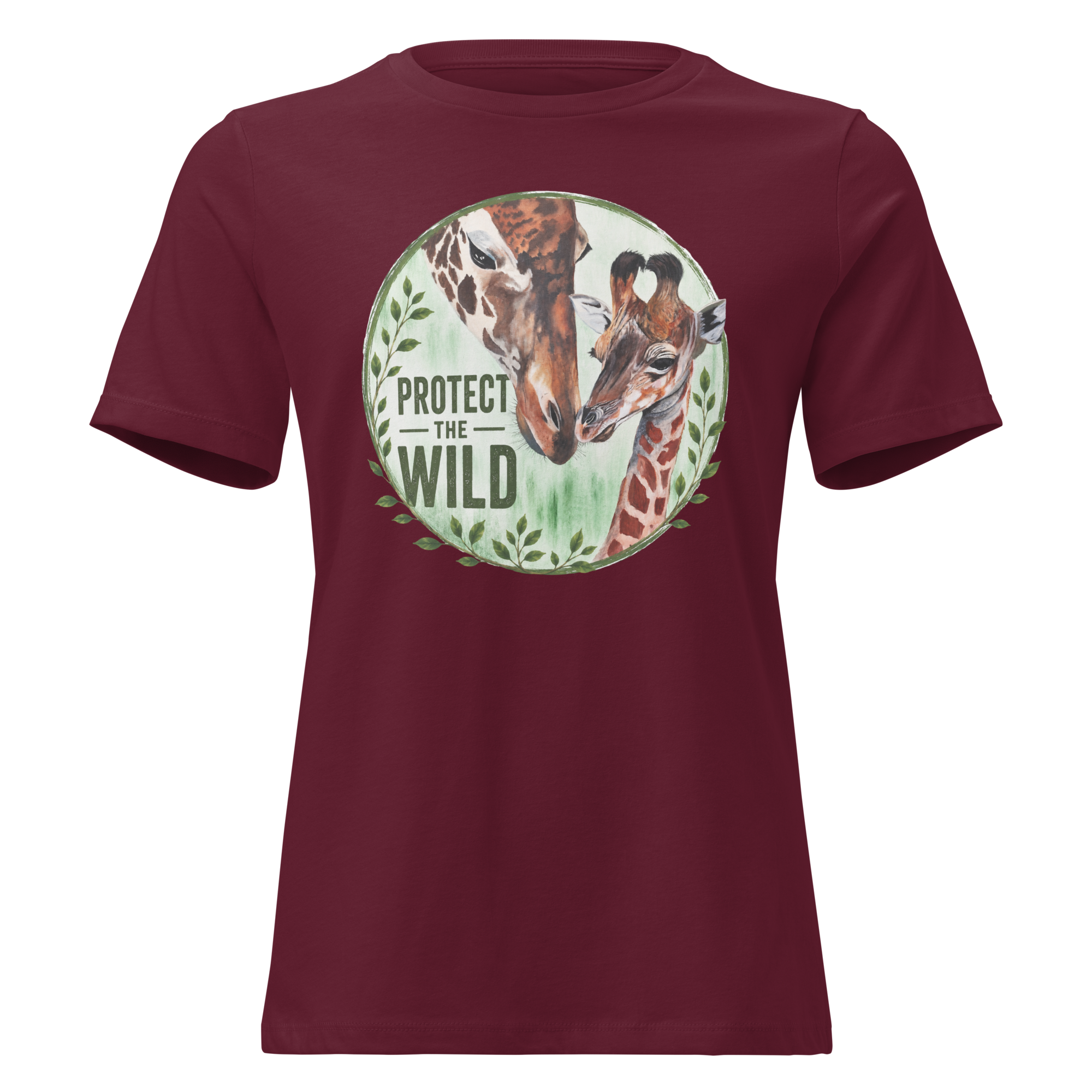 womens-relaxed-t-shirt-maroon-front-6a136d5e81946.png