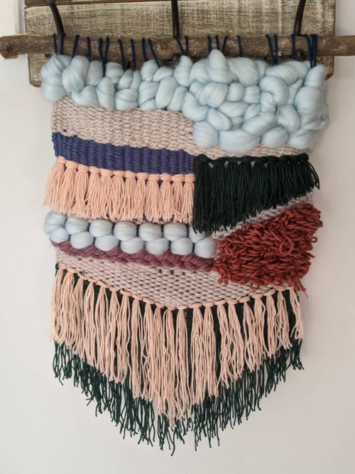 In the Beginning — woven tapestry