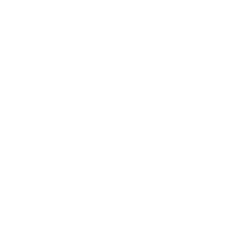 Line drawing of three hair follicles on a black background.
