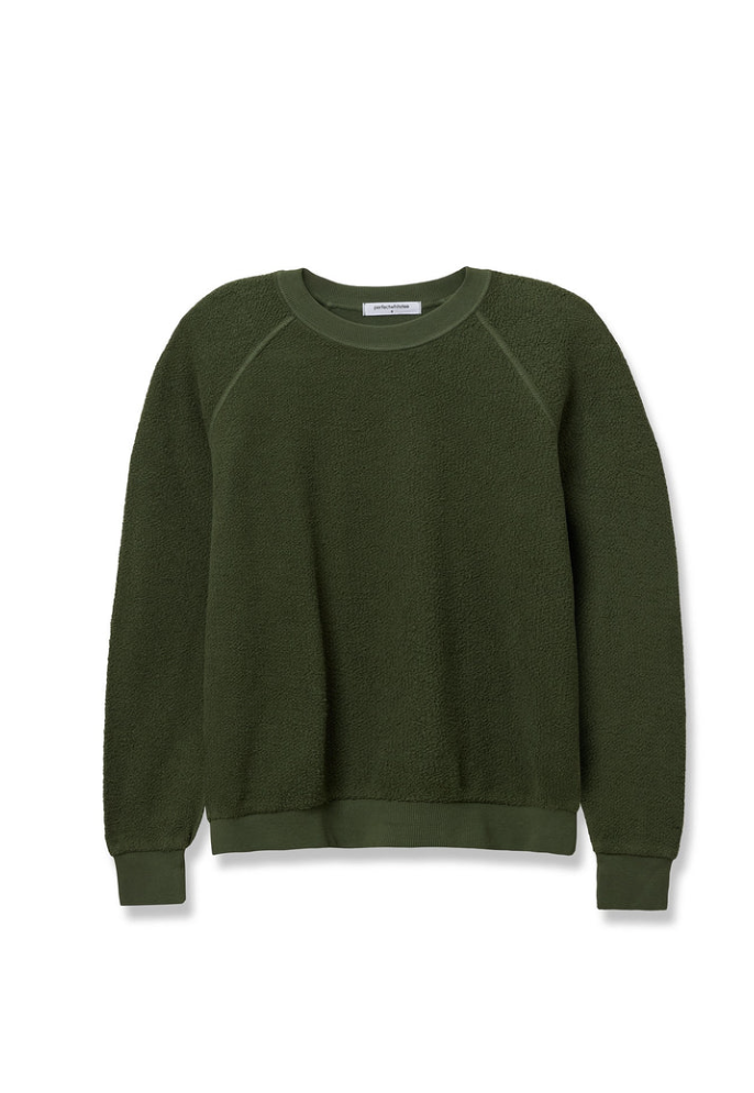 Ziggy Reverse Fleece Fern Green
